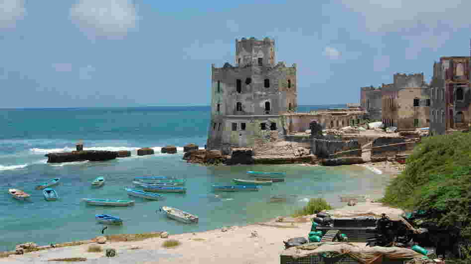 The view from a former Hotel in Mogadishu The view from a former Hotel in Mogadishu